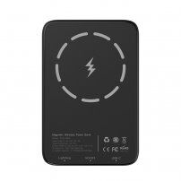 Külső akkumulátor / Power bank MagSafe vezeték nélküli töltéssel USB-C porttal - 5 000 mAh - fekete