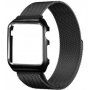 Fém tok szíjjal Apple Watch 42mm - fekete