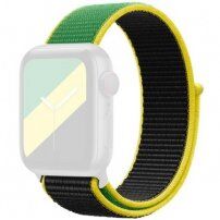 Nylon tépőzáras szíj - Apple Watch 42mm / 41mm / 40mm / 38mm - Jamaica