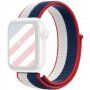 Nylon tépőzáras szíj - Apple Watch 42mm / 41mm / 40mm / 38mm - USA