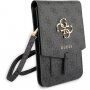 Guess 4G Metal Logo univerzális táska - iPhone - szürke