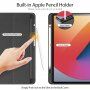 DUX DUCIS Domo borító hellyel Apple Pencil és alvás funkció - iPad Pro 12,9" (2018-2022) - fekete