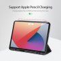 DUX DUCIS Domo borító hellyel Apple Pencil és alvás funkció - iPad Pro 12,9" (2018-2022) - fekete