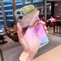 Transzparens tükrös tok - iPhone 11 - szivárvány