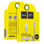 HOCO hitelesített Mfi szinkronizáló- és töltő lightning kábel - Apple iPhone / iPad / iPod - kötött szürke - 1,2 mm
