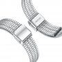 Széles rozsdamentes acél szíj - Apple Watch 42mm / 41mm / 40mm / 38mm - ezüst