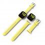 Összefonott szilikon szíj - Apple Watch Ultra 49mm / 46mm / 45mm / 44mm / 42mm - sárga