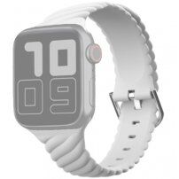 Összefonott szilikon szíj - Apple Watch 42mm / 41mm / 40mm / 38mm - fehér