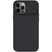 Nillkin CamShield Silky MagSafe tok - iPhone 12 Pro Max - fekete