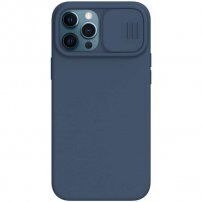 Nillkin CamShield Silky MagSafe tok - iPhone 12 Pro Max - kék