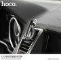 HOCO vezeték nélküli fülhallgató tartóval szellőző rácsra Apple iPhone - sötétszürke