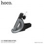 HOCO vezeték nélküli fülhallgató tartóval szellőző rácsra Apple iPhone - sötétszürke