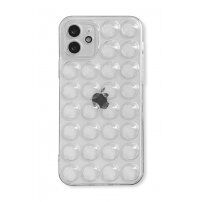 Védőtok buborékokkal - iPhone 11 Pro Max - átlátszó