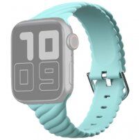 Összefonott szilikon szíj - Apple Watch Ultra 49mm / 46mm / 45mm / 44mm / 42mm - kék