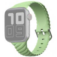 Összefonott szilikon szíj - Apple Watch Ultra 49mm / 46mm / 45mm / 44mm / 42mm - zöld