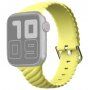 Összefonott szilikon szíj - Apple Watch Ultra 49mm / 46mm / 45mm / 44mm / 42mm - sárga