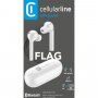 Cellularline Flag TWS vezeték nélküli fülhallgató - Apple készülék - fehér
