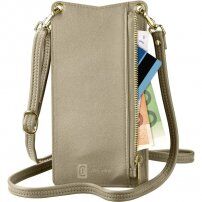 Cellularline Mini Bag nyakba akasztható tok - iPhone - bronz