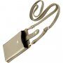 Cellularline Mini Bag nyakba akasztható tok - iPhone - bronz