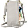 Cellularline Mini Bag nyakba akasztható tok - iPhone - ezüst