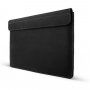FIXED Oxford bőr huzat foltvarróval - MacBook 12" (A1534) - fekete
