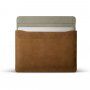 FIXED Oxford bőr huzat foltvarróval - MacBook 12" (A1534) - barna