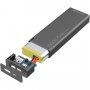 CellularLine FREEPOWER SLIM külső akkumulátor / powerbank USB-A portokkal - 1 000 mAh - fekete