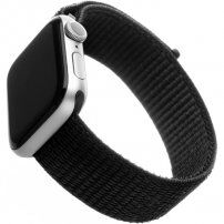 FIXED Nylon Strap nylon szíj - Apple Watch 42mm / 41mm / 40mm / 38mm - fekete