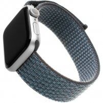 FIXED Nylon Strap nylon szíj - Apple Watch 42mm / 41mm / 40mm / 38mm - sötét szürke