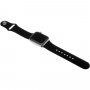 FIXED Silicone Strap szíj rövidebb és hosszabb csattal - Apple Watch 42mm / 41mm / 40mm / 38mm - fekete