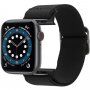 Spigen Lite Fit nylon szíj - Apple Watch Ultra 49mm / 46mm / 45mm / 44mm / 42mm - fekete