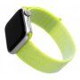 FIXED Nylon Strap nylon szíj - Apple Watch 42mm / 41mm / 40mm / 38mm - lime