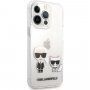 Karl Lagerfeld Ikonik tok - iPhone 13 Pro Max - átlátszó