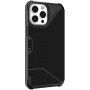 UAG Metropolis tartós flip cover borító - iPhone 13 Pro Max - kevlár fekete