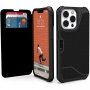 UAG Metropolis tartós flip cover borító - iPhone 13 - kevlár fekete