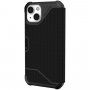 UAG Metropolis tartós flip cover borító - iPhone 13 - kevlár fekete