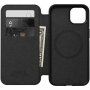 Nomad MagSafe Rugged Folio flip cover bőr tok - iPhone 13 - barna