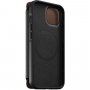 Nomad MagSafe Rugged Folio flip cover bőr tok - iPhone 13 - barna