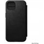 Nomad MagSafe Rugged Folio flip cover bőr tok - iPhone 13 - fekete