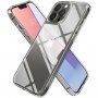 Spigen Quartz Hybrid fényes tok üveg hátlappal - iPhone 13 Pro Max - átlátszó