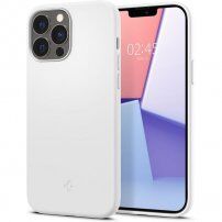 Spigen Silicone Fit szilikon tok - iPhone 13 Pro Max - fehér