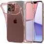Spigen Crystal Flex transzparens tok - iPhone 13 Pro Max - rózsaszín