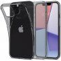 Spigen Crystal Flex transzparens tok - iPhone 13 mini - fekete