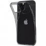 Spigen Crystal Flex transzparens tok - iPhone 13 mini - fekete