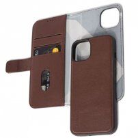 Decoded Wallet flip cover borító - iPhone 13 Pro - barna