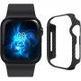 Pitaka Air tok szénszálas mintával Apple Watch 44mm - fekete-szürke