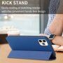 Mágneses flip cover tok iPhone 11 Pro - királykék