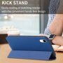 Mágneses flip cover tok iPhone XR - királykék