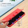Mágneses flip cover tok iPhone 11 - piros
