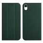 Mágneses flip cover tok iPhone XR - zöld